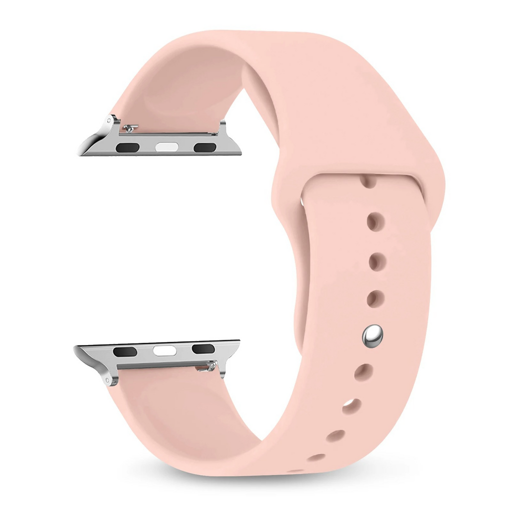 Monochrome Silicone Sports Watch Band